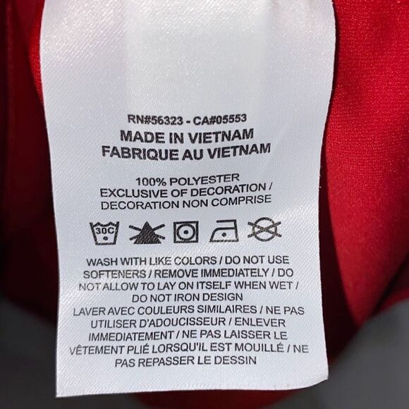 Nike Men's Red Dri-Fit Stripe Short Sleeves Standard Fit Polo Shirt Size 2XL - Picture 6 of 7